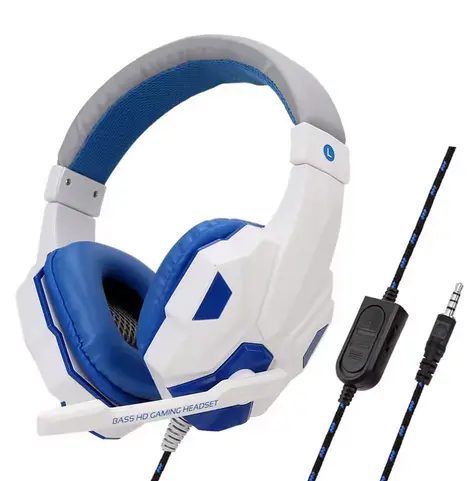 Casque de jeu filaire réglable à 120 ° avec microphone antibruit