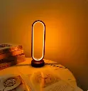 Lampe LED Trois Couleurs à Intensité Variable - Lampe de Chevet et Veilleuse
