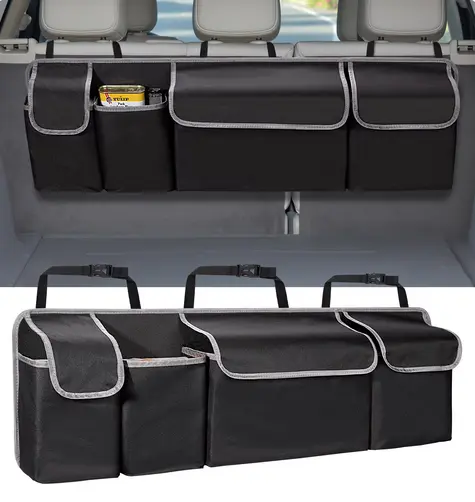 Sacs de rangement pour siège arrière de voiture avec 4 poches