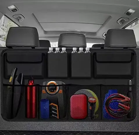 Organisateurs de coffre de voiture avec 8 grands sacs de rangement