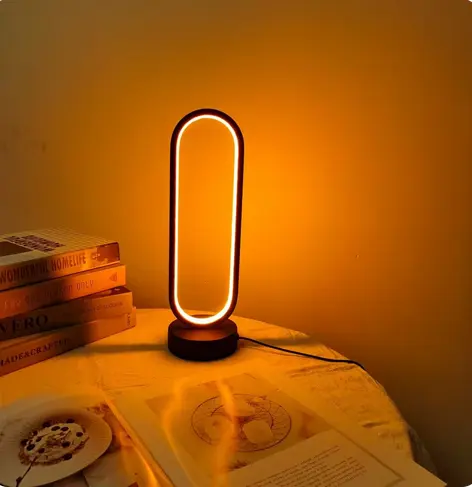 Lampe LED Trois Couleurs à Intensité Variable - Lampe de Chevet et Veilleuse