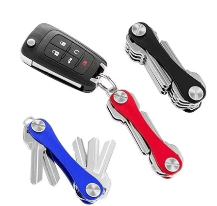 JOWallet-Boîte à clés en métal intelligente, stockage à clip compact, porte-clés décoratif extérieur, porte-évaluation
