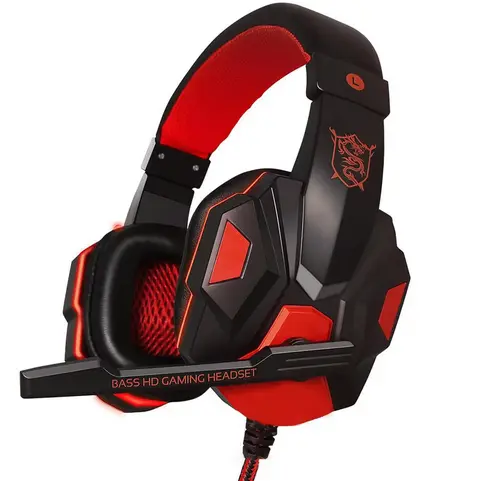 Casque de jeu filaire réglable à 120 ° avec microphone antibruit